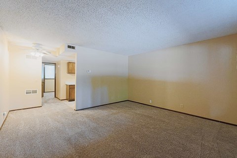 Floor plan for 2 beds, 1 bath, 937 sqft